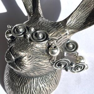 Beautiful Vintage Taxco Spiral Pattern Linked Sterling Silver Bracelet 7.5”